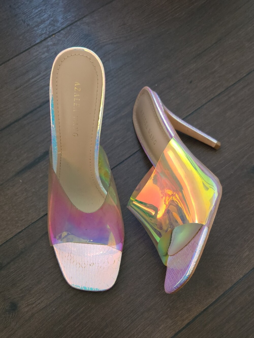 AZALEA WANG On My MindStiletto iridescent Heel